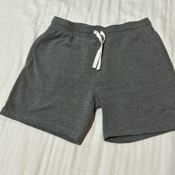 Old Navy Fleece Gray 3 Pocket Shorts Size L UNISEX - Picture 1 of 6